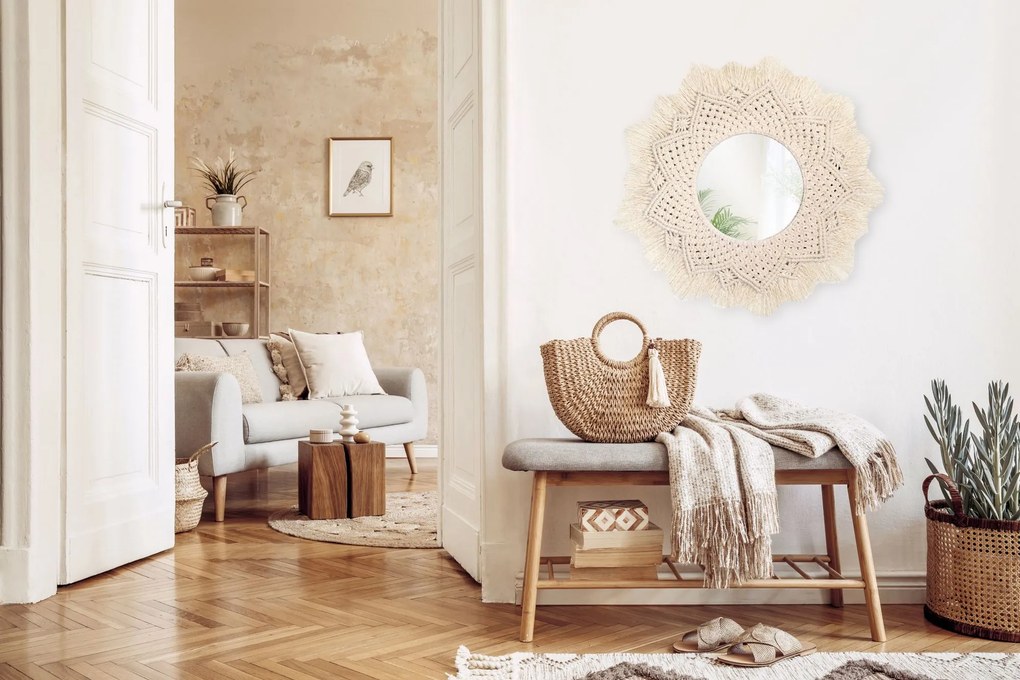 Boho fali tükör 60CM 322051