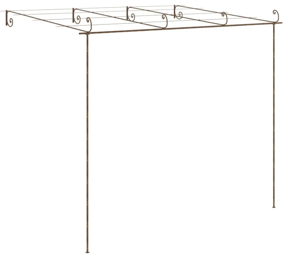 antik barna vas kerti pergola 4 x 3 x 2,5 m