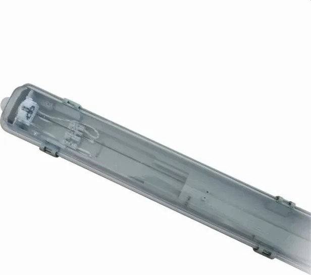Hermetikus Led lámpatest 150cm 1xT8 IP65 Ecolight Szürke/Átlátszó