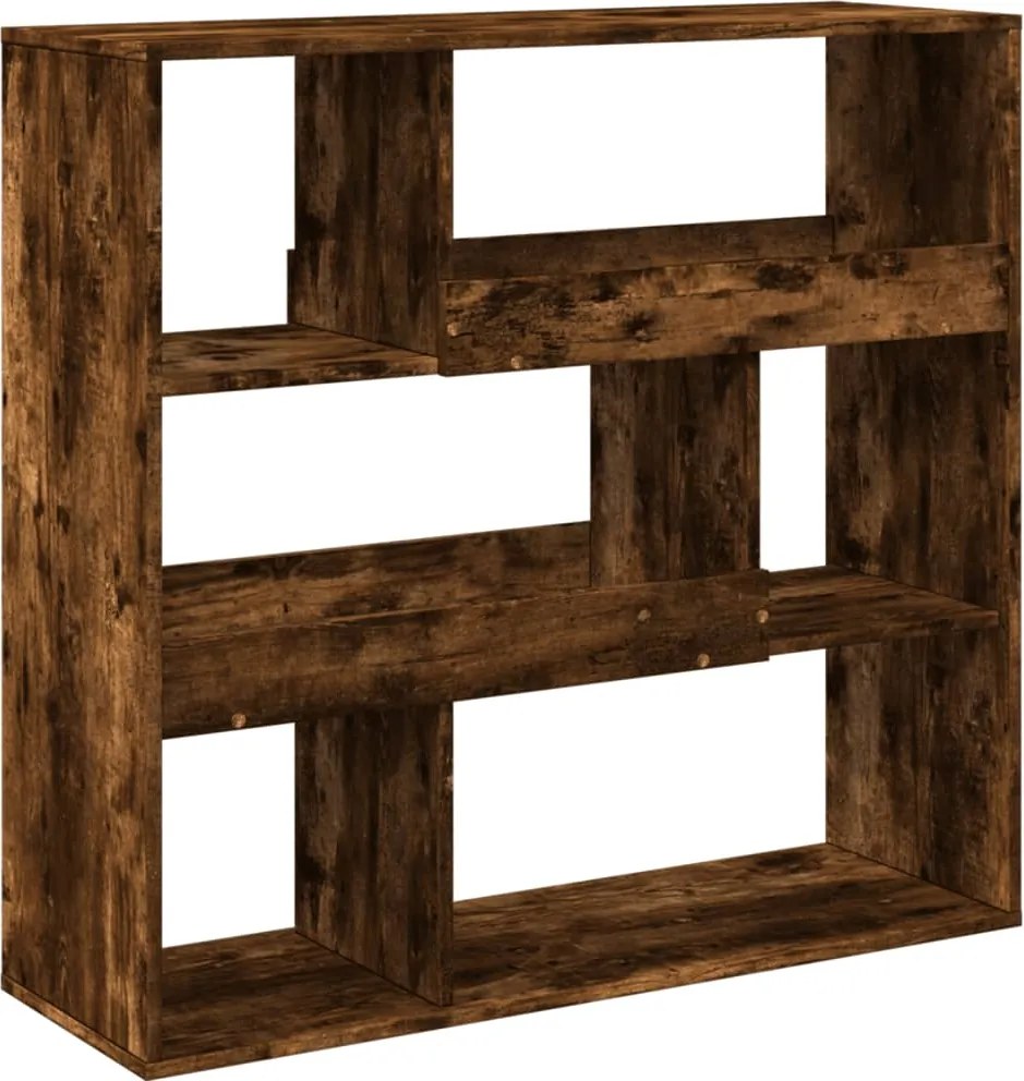 vidaXL füstös tölgy színű szerelt fa térelválasztó 100 x 33 x 94,5 cm