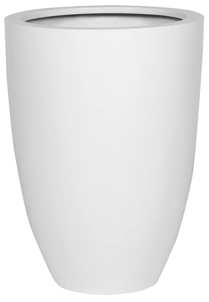 Pottery Pots Ben virágcserép, matt fehér, többféle méretben - PotteryPots méret: H - h 55 cm, ⌀ 40 cm