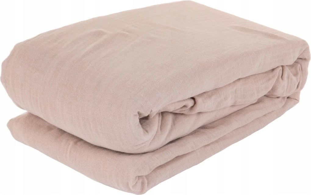 Ágyneműhuzat Garnitúra Muszlin Bézs Párnahuzat 220x246