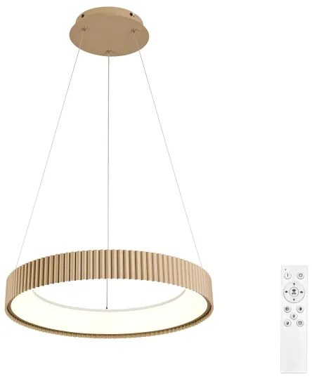 Brilagi - Dimmelhető LED függőlámpa kábelen FALCON MODERN LED/30W/230V 40 cm bézs + távirányító
