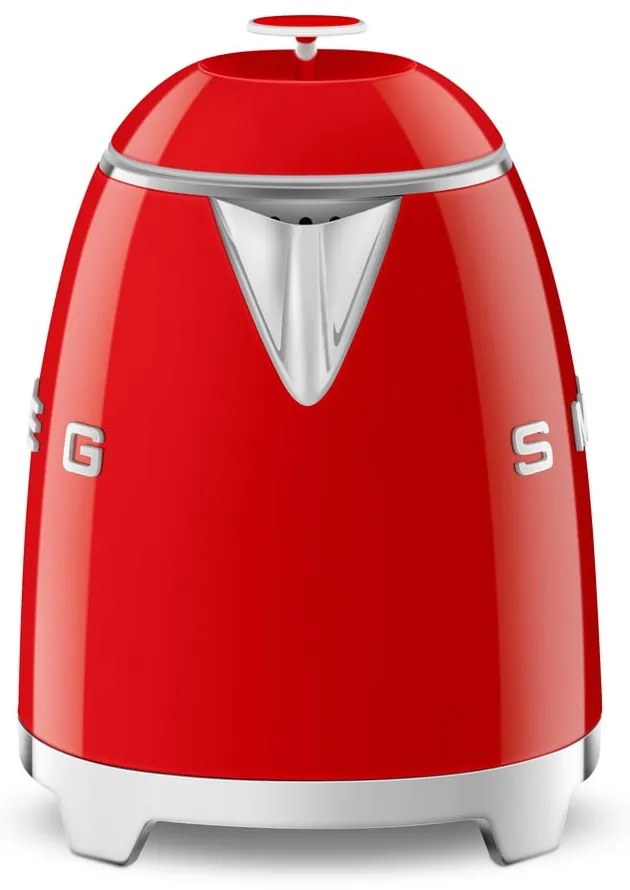 Piros rozsdamentes acél vízforraló 800 ml Retro Style – SMEG