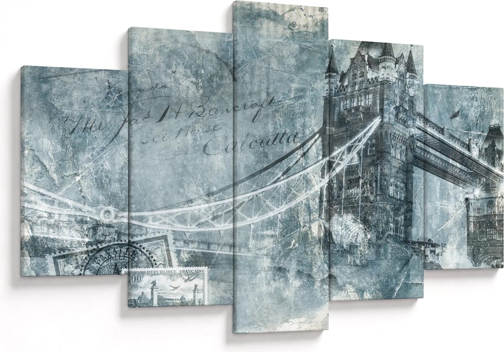 Kép - Tower Bridge hideg tónusokkal (150x105 cm)