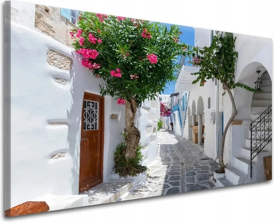 Vászonkép Tájkép falra a nappaliba Bájos utca 80x120cm