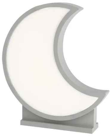 LED gyerekasztali lámpa MOON LED/12W/230V szürke