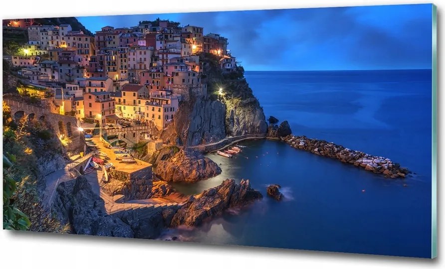 Fotó üvegkép Hong Kong panoráma 125x50