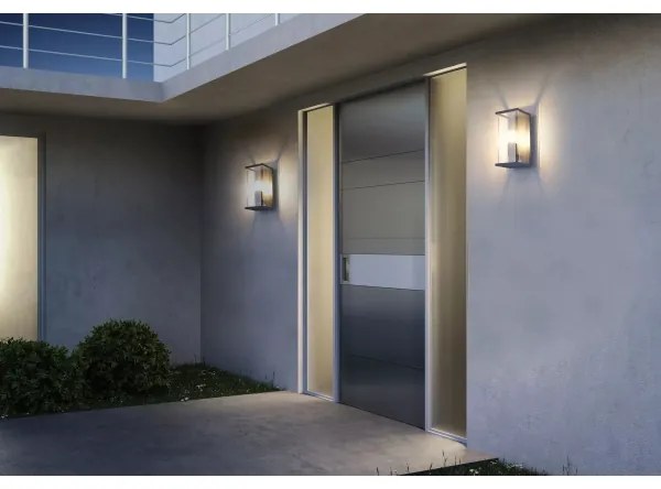 Lucide 27883/11/30 - Kültéri fali lámpa CLAIRE 1xE27/15W/230V