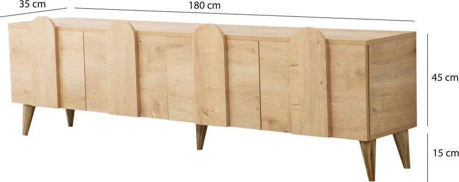 TV-állvány, 180 cm – TR552NOS2428