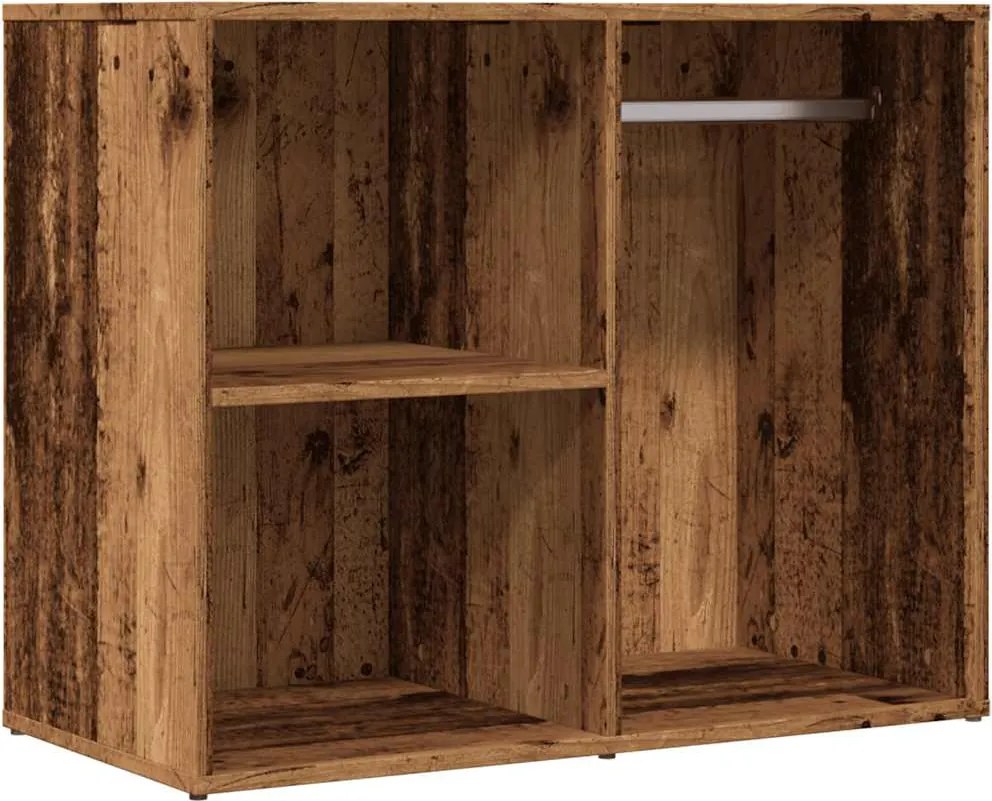 vidaXL antik fa szerelt fa pipereszekrény 80 x 40 x 65 cm