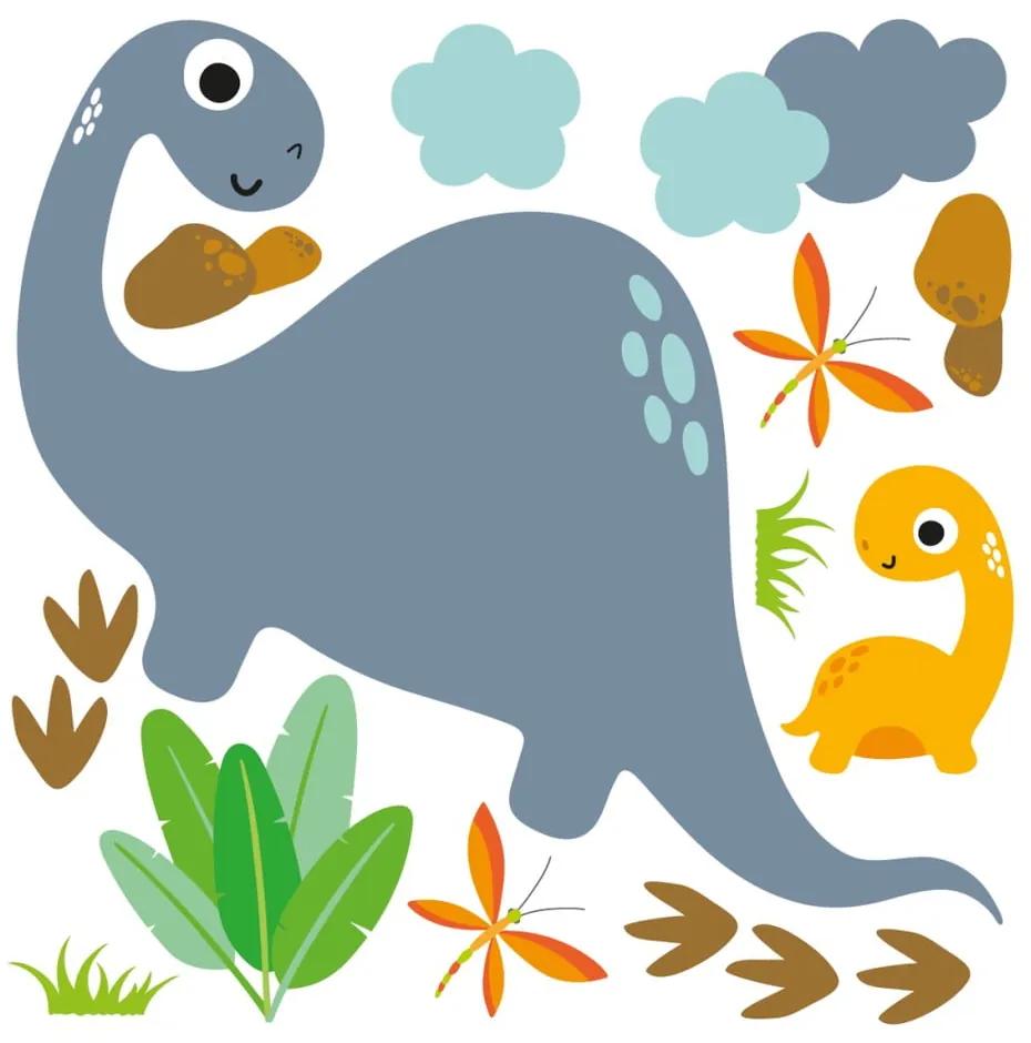 Cute Dinosaurus Stickers gyerek falmatrica - Ambiance