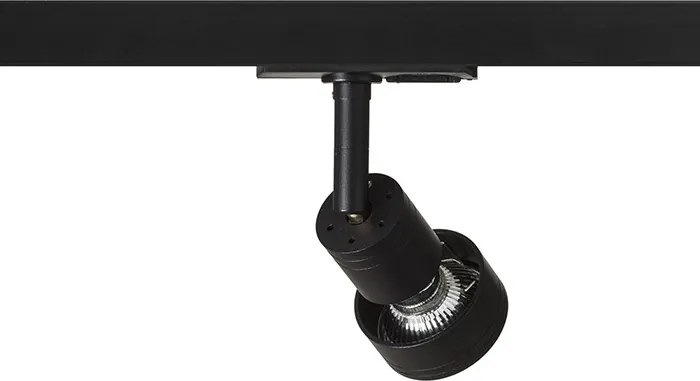 RENDL PURINA egyáramkörös sínre fekete 230V LED GU10 8W