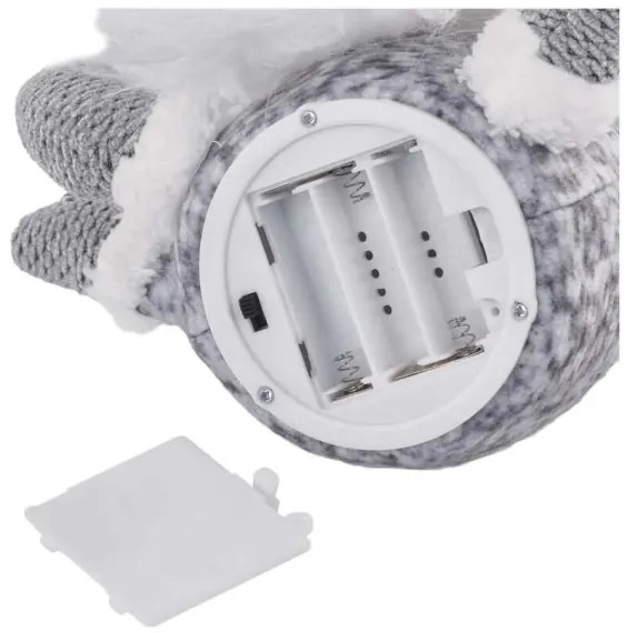 LED karácsonyi dekoráció 4xLED/3xAA manó