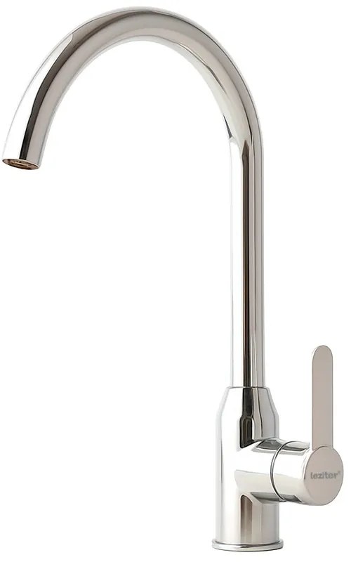 Auri mosogató csaptelep szálcsiszolt