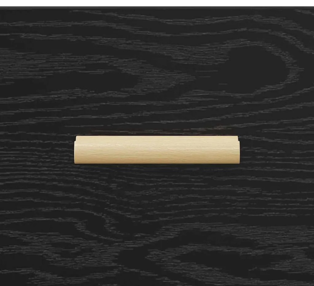 Széf Musta tammi 34 x 69,5 x 90 cm Faanyag