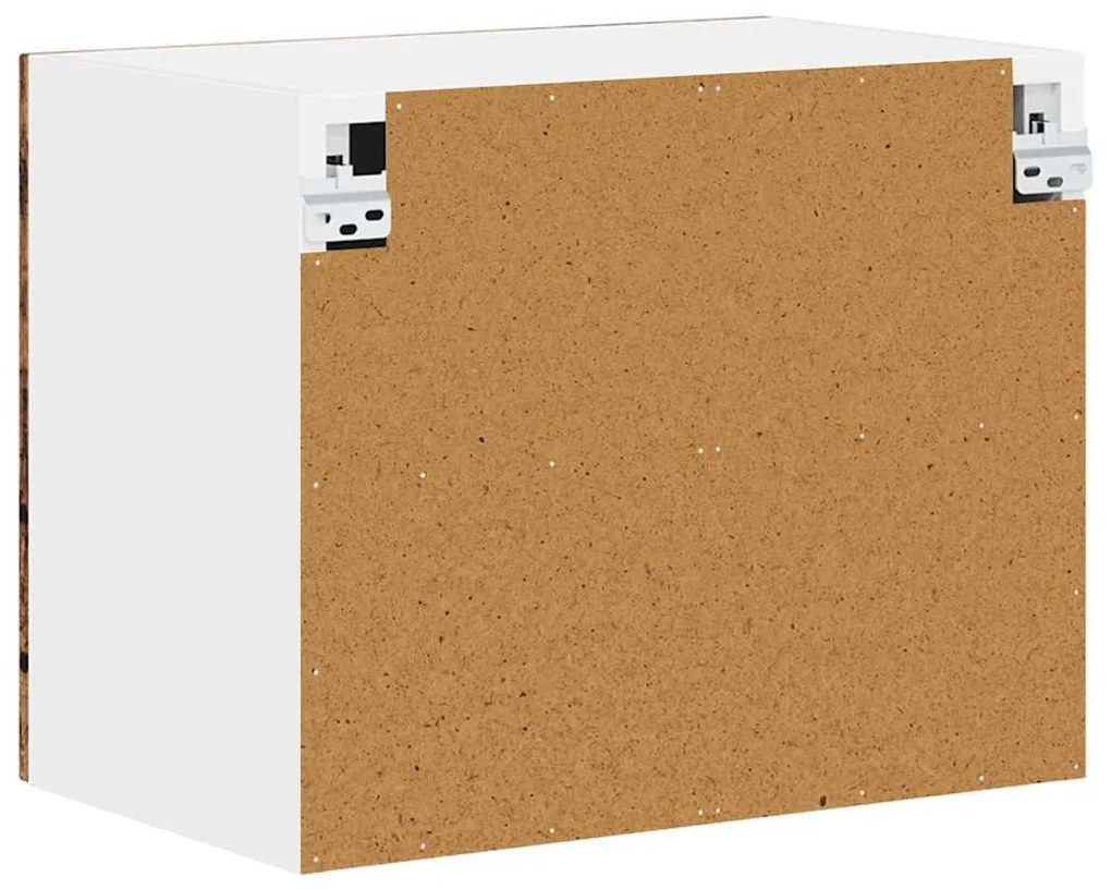 Fali konyhaszekrény 2 pcs Öreg fa 50 x 31 x 40 cm Faanyag