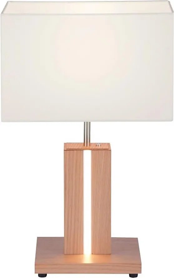 Leuchten Direkt 11421-78 - LED asztali lámpa AMANDA 1xE27/40W/230V + LED/5W