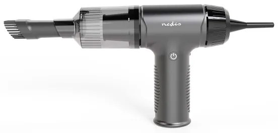 Nedis VCHHR100BK - Újratölthető kézi porszívó 2in1 90W/6000 mAh szürke/fekete