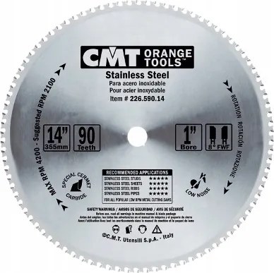 Cmt 226.580.12M Fűrész Hm D=300 F=30 Z=80 K=2,2/1,8 Fwf