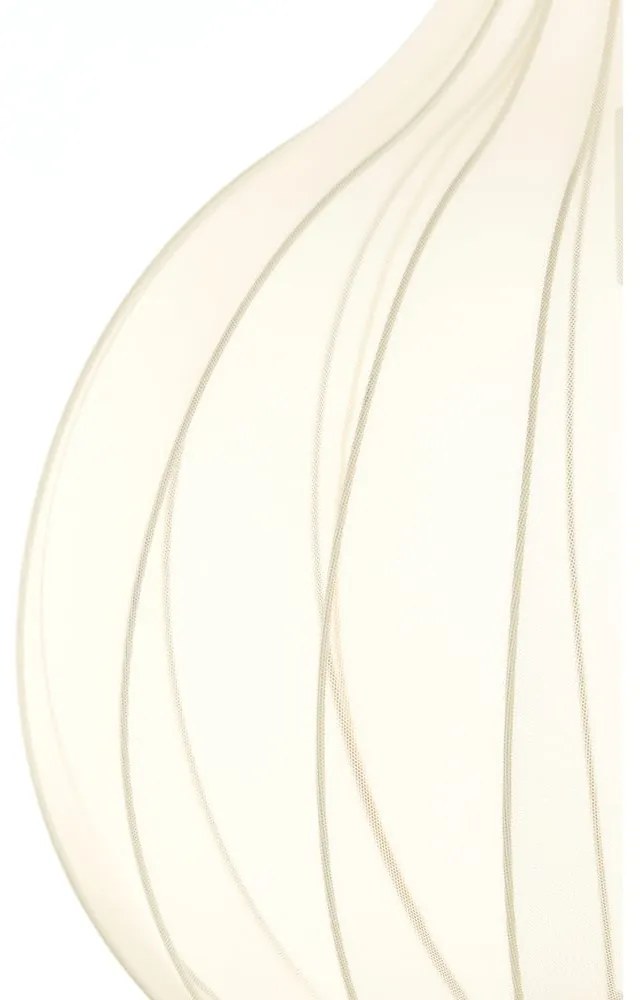 Bézs függőlámpa textil búrával ø 50 cm Elati – Light & Living