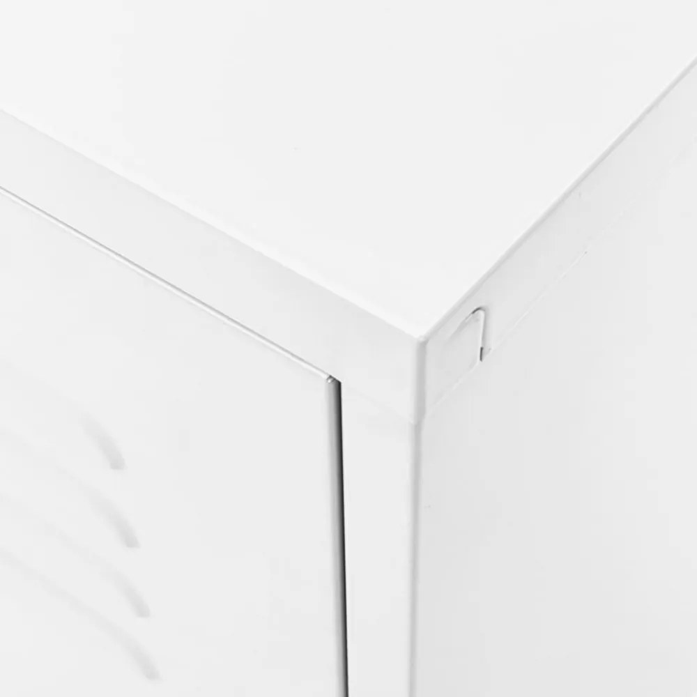 fehér acél TV-szekrény 105 x 35 x 50 cm