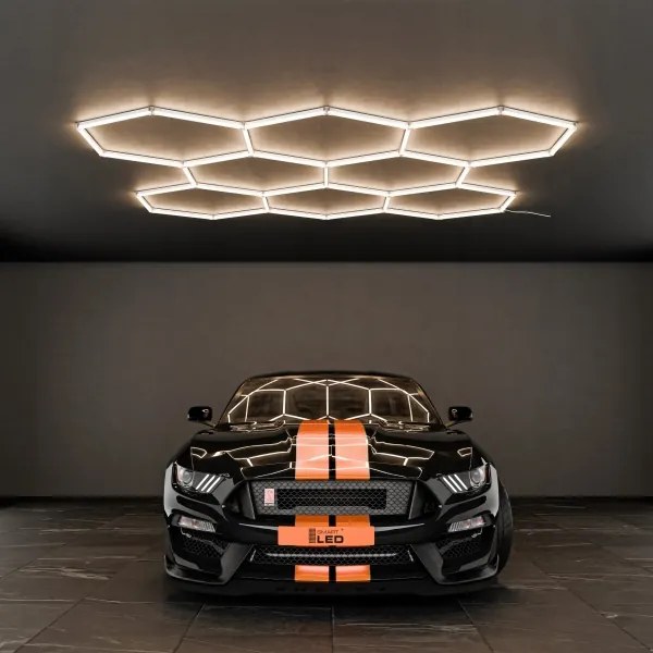 LED mennyezeti lámpa LED/570W/85-265V 6500K 522x298 cm CRI 90 IP54 fehér