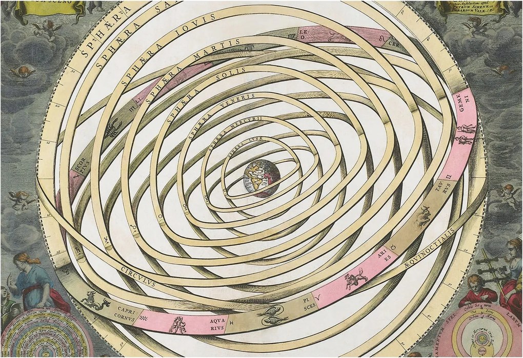 Fali fotótapéta Étkezőbe Kozmikus spirál 152x104 Ragasztó