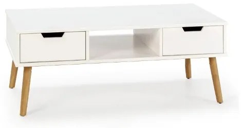 Dohányzóasztal 80x42x40 cm fehér BC-02