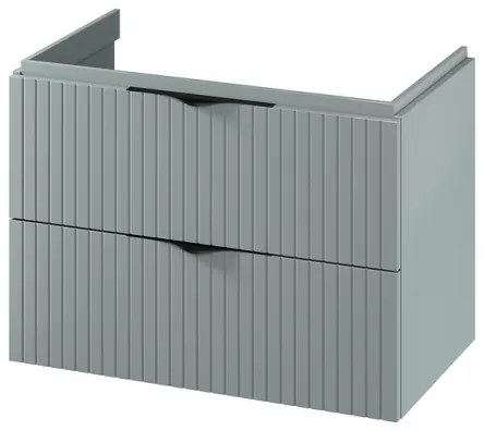 Cersanit S1017-001 - Falra szerelhető, mosdó alatti fürdőszobaszekrény TIRSO 80x45 cm, menta