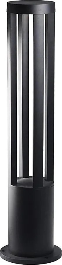 LED kültéri lámpa, 10 W, 230 V, 3000 K, IP65, 80 cm, fekete