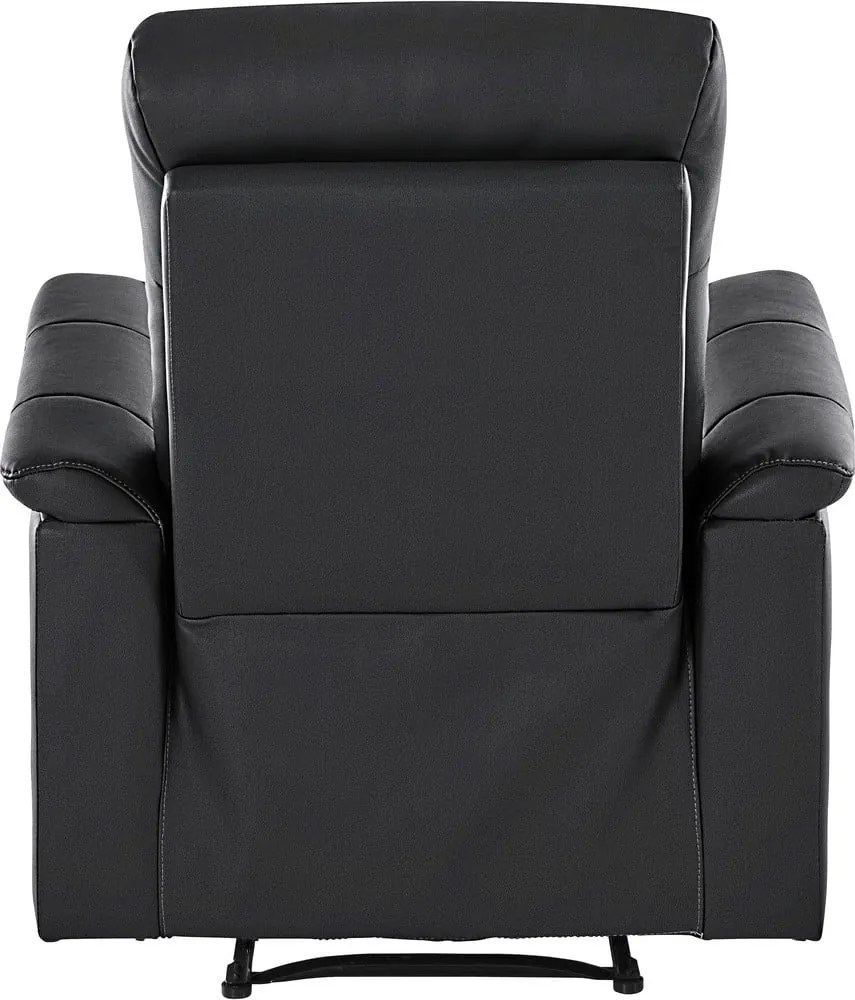 Fekete bőr relaxációs fotel Southbrook – Støraa