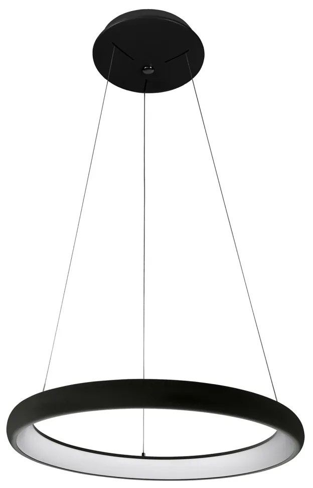 ITALUX 5280-840RP-BK-3 ALESSIA Modern Led Függesztett Lámpa Fehér, Fekete LED IP20
