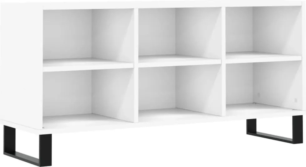 vidaXL fehér szerelt fa TV-szekrény 103,5x30x50 cm