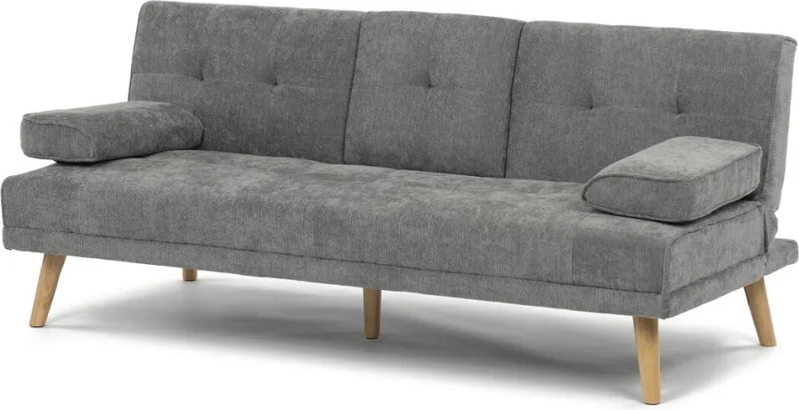 Háromszemélyes kihúzható kanapé, szürke, szövet, ASB-C3034 GREY2
