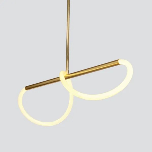 LED csillár kábelen SUPREME LED/18W/230V 80 cm arany