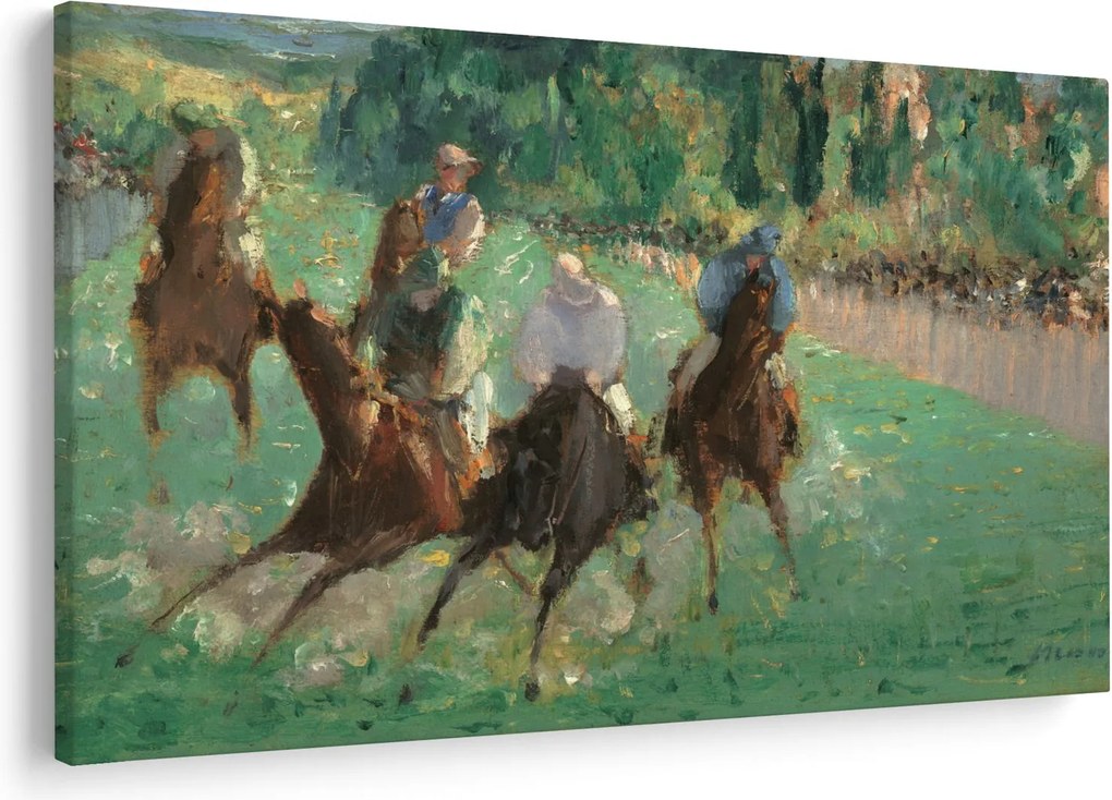 Kép - Edouard Manet, At the Races, reprodukciók (90x60 cm)