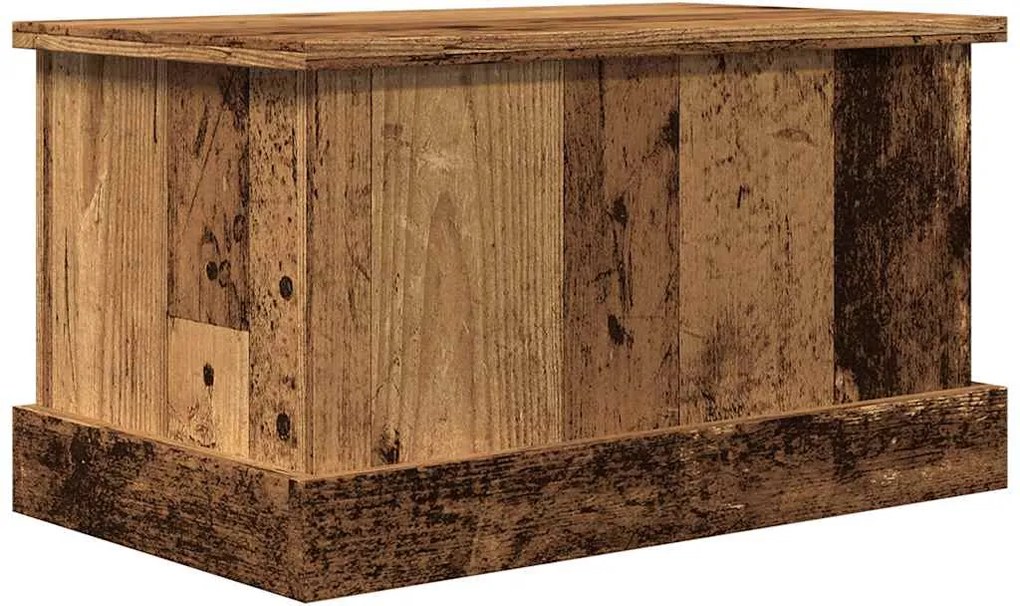 vidaXL antik fa színű szerelt fa tárolódoboz 30 x 50 x 28 cm