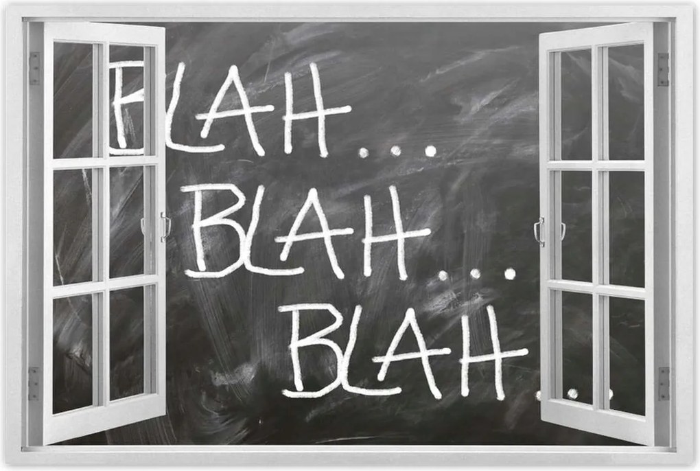 Poszterek 90x60 Blah... Blah... Blah...