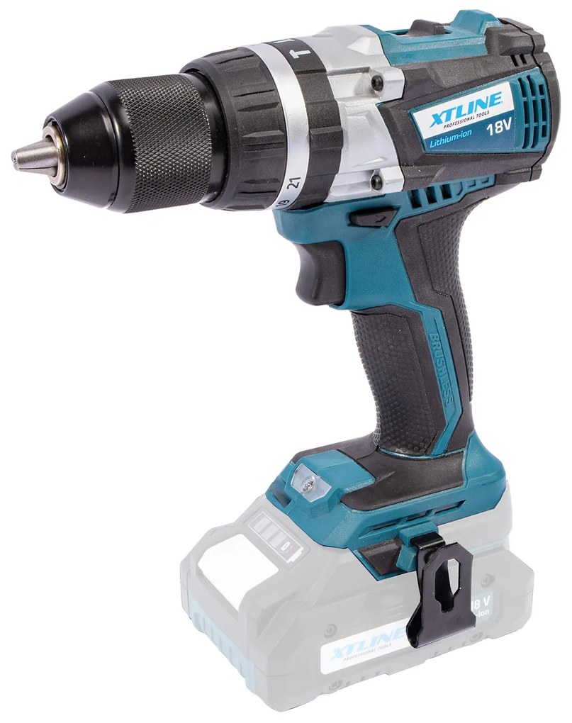 XTLINE Akkus ütvefúró 18 V, 65 Nm