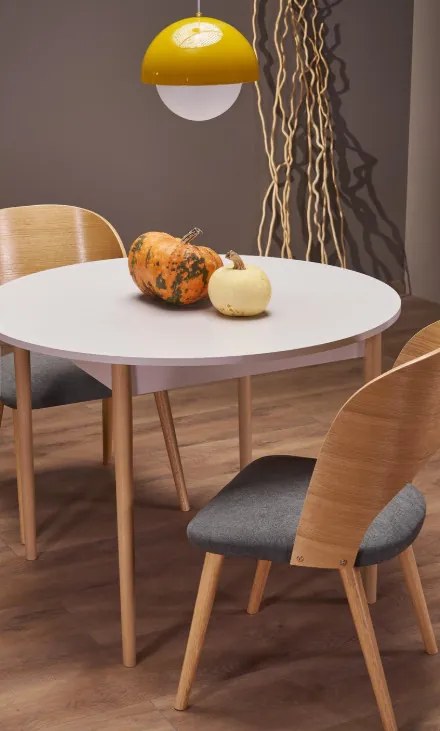 Pivot bővíthető étkezőasztal kasmír/natúr 102-142 cm