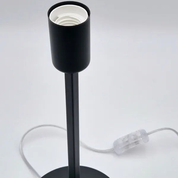 Asztali lámpa ASTRID 1xE27/60W/230V matt fekete