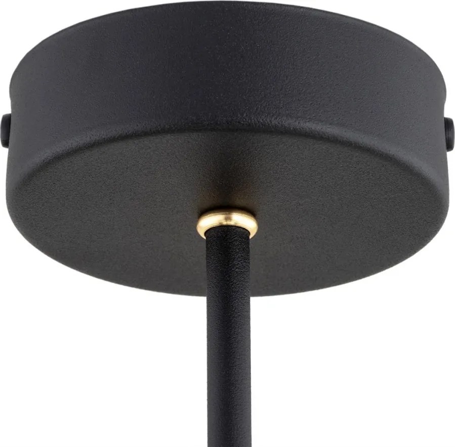 ARGON 2119 AMALFI Modern Csillár Fekete, Sárgaréz, Opál Szőnyeg E27 IP20