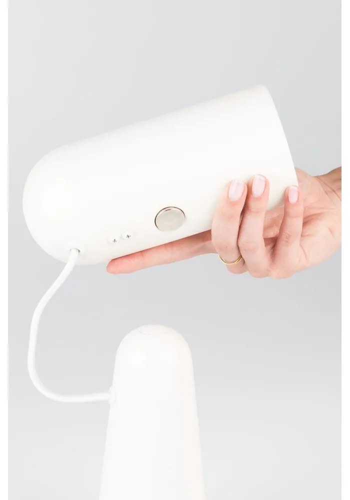 Vesper fehér asztali lámpa - White Label