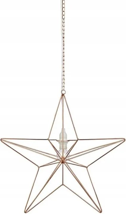 Karácsonyi dekoráció arany csillag fénydísz ablakra a nappaliba Tjusa