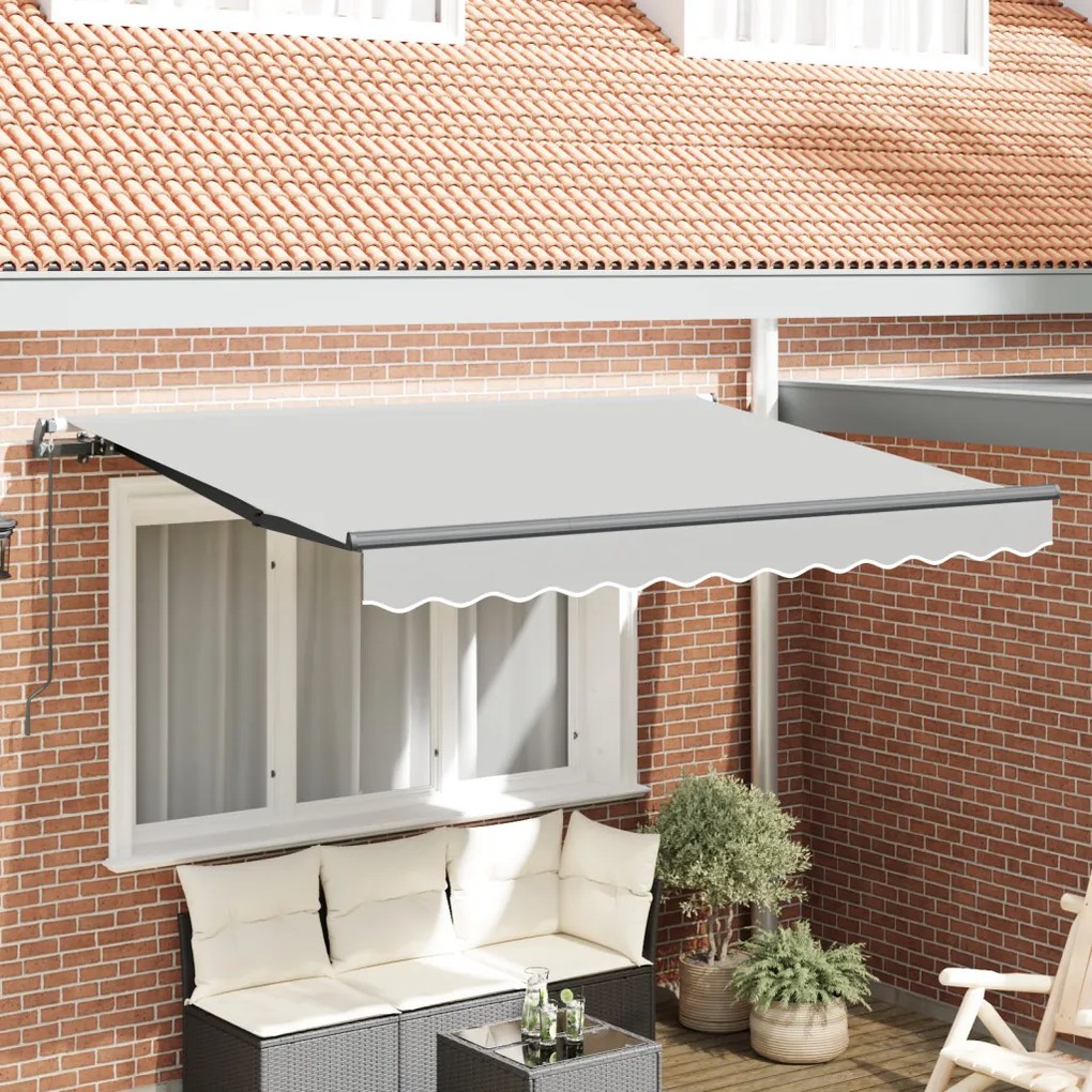 Behúzható kézi napellenző keret 2.5x2 m fém