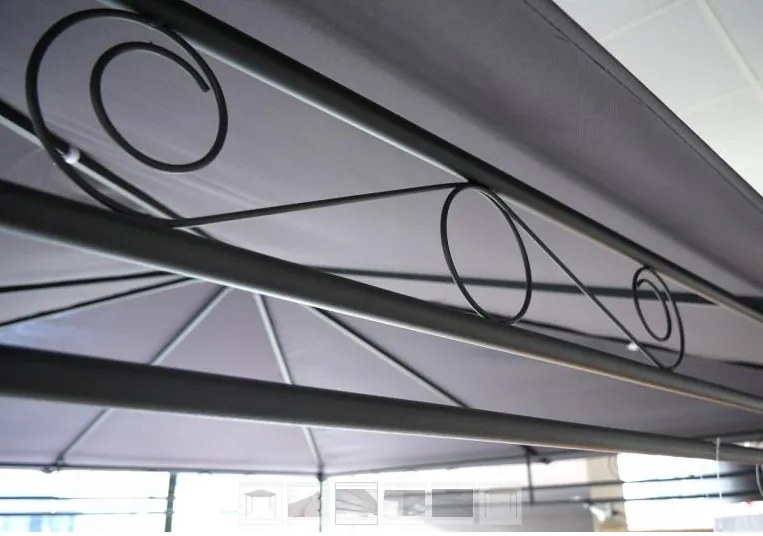 Kerti filagória 3x3m Shine Beige