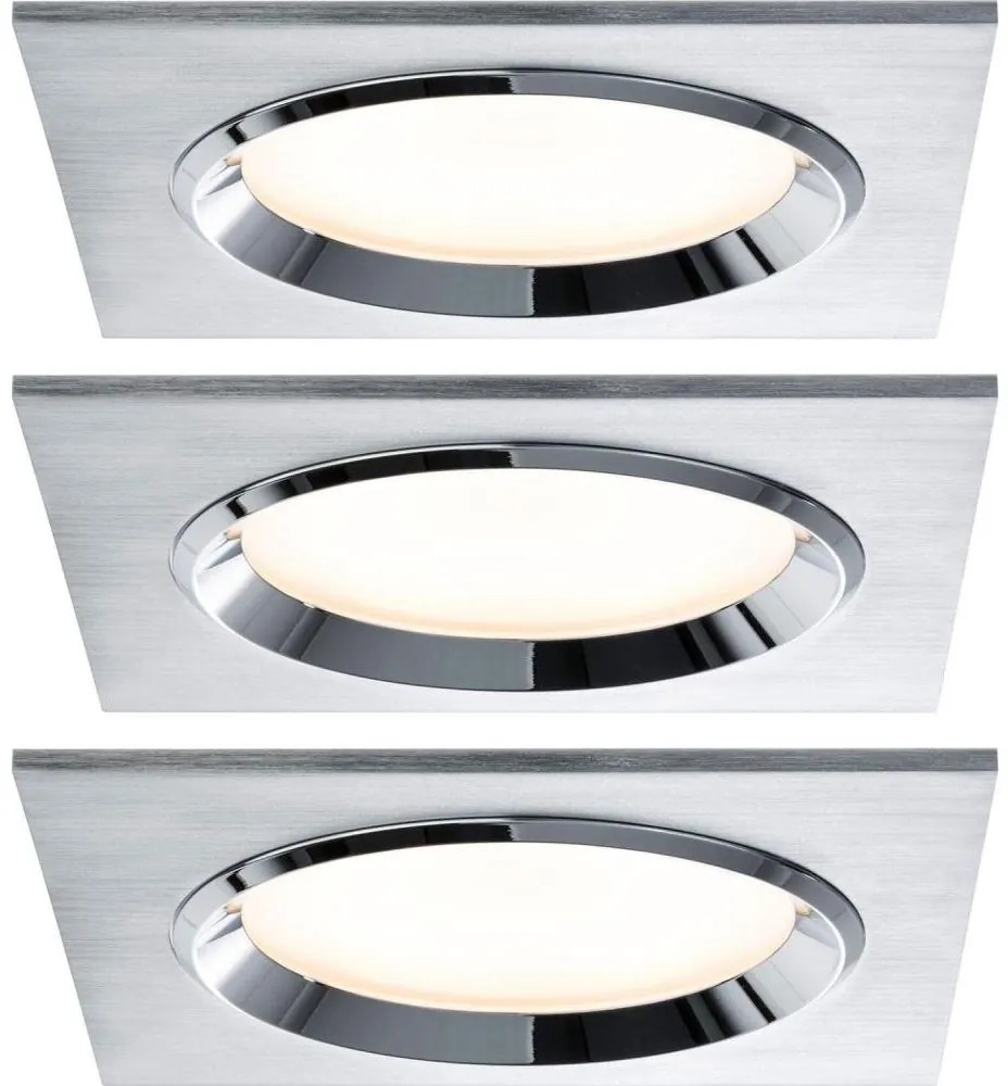 Paulmann 92696 - KÉSZLET 3xLED/8W Dimmelhető függesztett mennyezeti lámpa DICE 230V