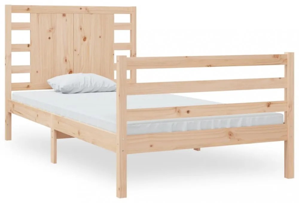 tömör fenyőfa ágykeret matrac nélkül 90 x 190 cm