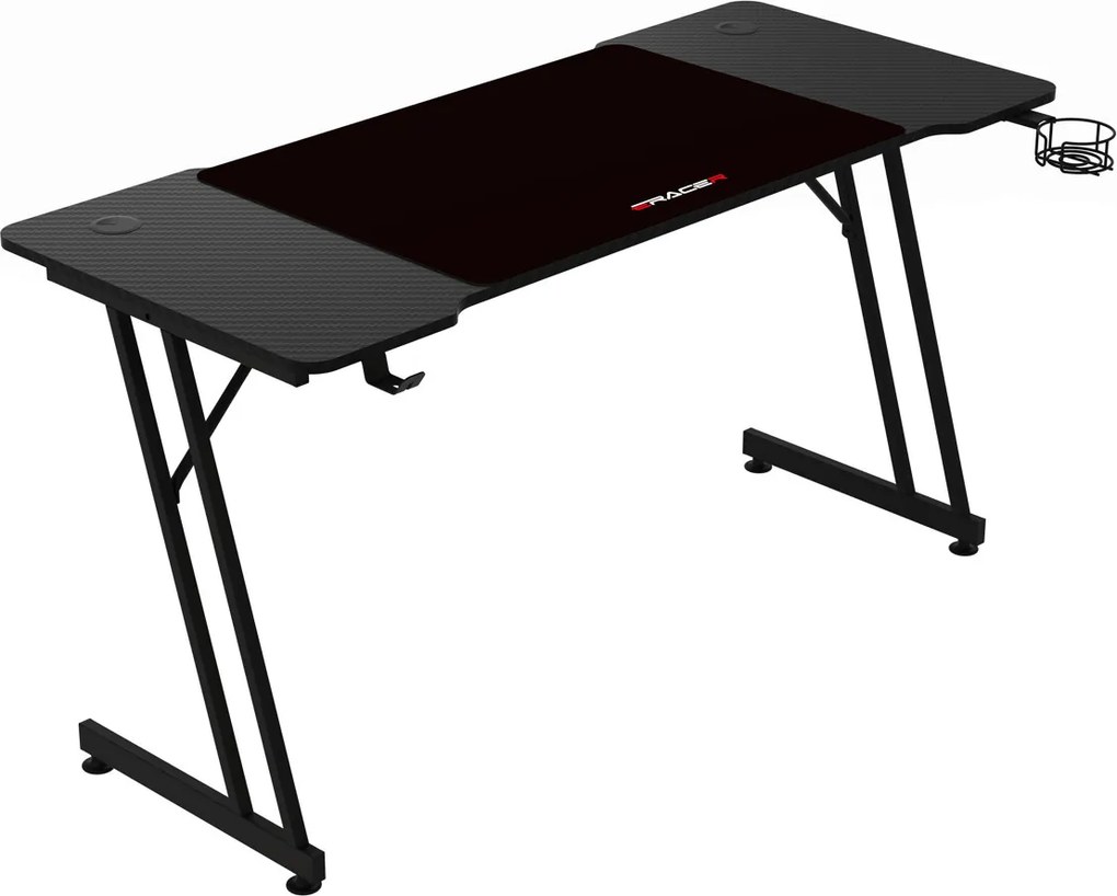 NERO karbon gamer asztal 120 × 60 cm